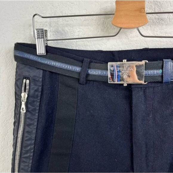 Dries Van Noten AW 14 Runway Biker Moto Zipper Wool Pants - Picture 12 of 12